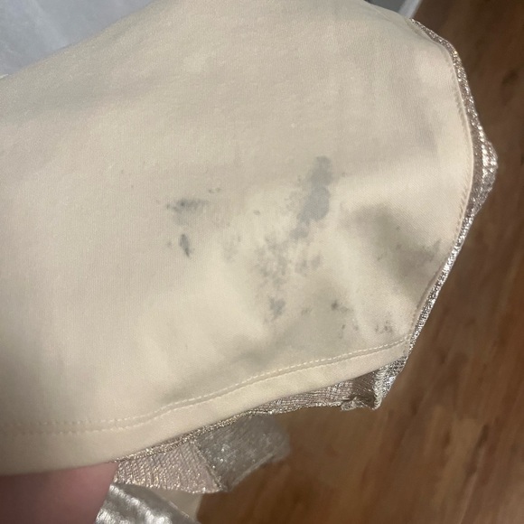 Hayley Paige Gold Liquid Metallic Dress - Picture 9 of 10